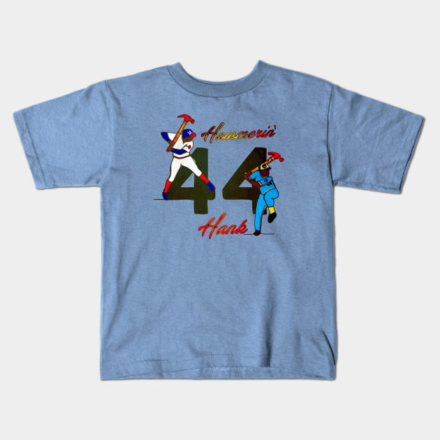 Hammerin' Hank Aaron • The Milwaukee Hammer Kids T-Shirt by The MKE Rhine Maiden